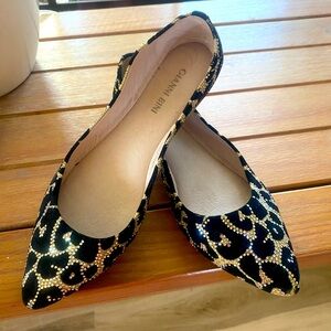 Giani Bini leopard print slides